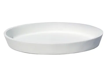 EDGWARE WHITE LITE - Saucer in Fiber Clay by PAOLELLI GARDEN - view 2